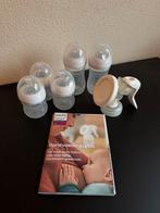 Philips avent handkolf en flesjes (1x gebruikt), Ophalen, Zo goed als nieuw, Borstkolf