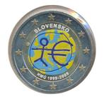 Slowakije 2 Euro 2009 gekleurd – 10 jaar EMU, Ophalen of Verzenden, Slowakije, 2 euro, Losse munt