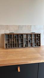 Oude Letterbak met Loodletters, Antiek en Kunst, Ophalen