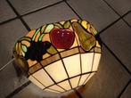 Tiffany style vintage fruit motief wandlamp, Huis en Inrichting, Lampen | Wandlampen, Ophalen, Gebruikt, Glas