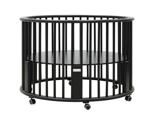 Bopita Rondo box – zwart, rond model met matras, Kinderen en Baby's, Boxen, Gebruikt, Rond, Wieltjes, Ophalen of Verzenden
