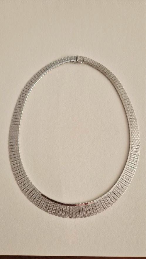 Dames collier 835 zilver, Sieraden, Tassen en Uiterlijk, Kettingen, Zo goed als nieuw, Zilver, Zilver, Verzenden