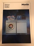 Gezocht Brochure Miele Wassen Drogen Strijken uit 1995/2002, Witgoed en Apparatuur, Wasmachines, Ophalen of Verzenden