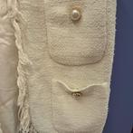 Pinko gilet vest cremekleurig tweed grote knopen 40-42 49968, Kleding | Dames, Pinko, Pinko, ., Wit