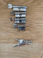 Cilindersloten, Doe-het-zelf en Verbouw, Hang- en Sluitwerk, Ophalen of Verzenden, Rvs, Slot