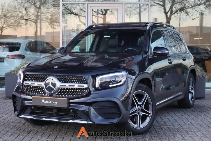 Mercedes GLB 200 AMG-Line 163PK | Sfeer | 7-Pers | Pano | Me, Auto's, Mercedes-Benz, Bedrijf, Te koop, GLB, ABS, Achteruitrijcamera
