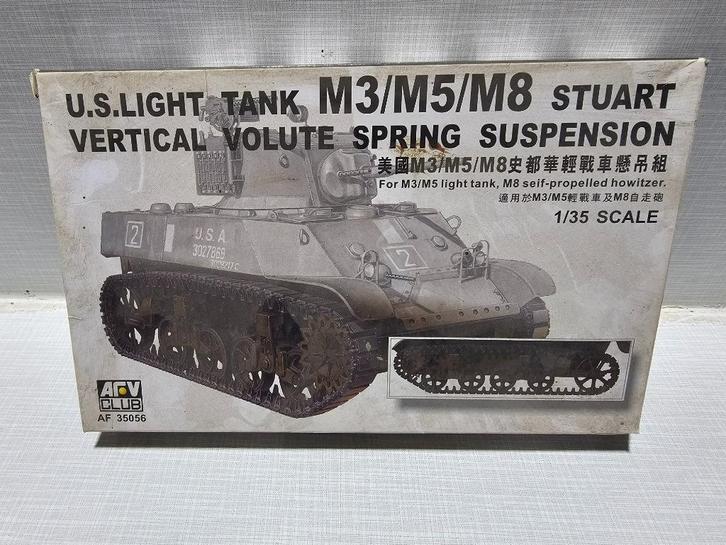 AFV Club US Light tank modelbouw, Hobby en Vrije tijd, Modelbouw | Auto's en Voertuigen, Nieuw, Tank, 1:50 of kleiner, Overige merken