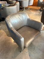 Super comfortabele draaifauteuil topkwaliteit leer of stof, Huis en Inrichting, Stoelen, Restaurant fauteuil draaibaar, Gebruikt