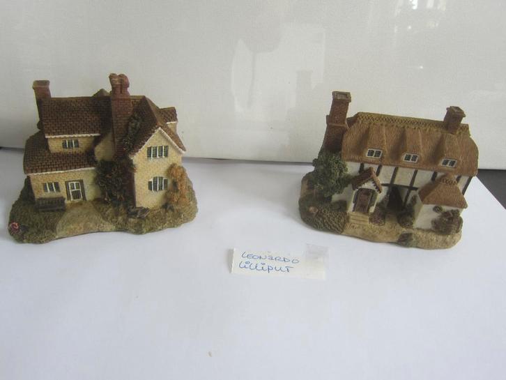 kerstdorp je kleine huisjes Leonardo Lilliput fairy garden, Diversen, Kerst, Zo goed als nieuw, Ophalen of Verzenden