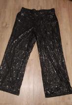 Shine in Style” Sequin Wide-Leg Pants – Effortlessly Chic!, Overige typen, Zwart, Maat 46/48 (XL) of groter, Nieuw