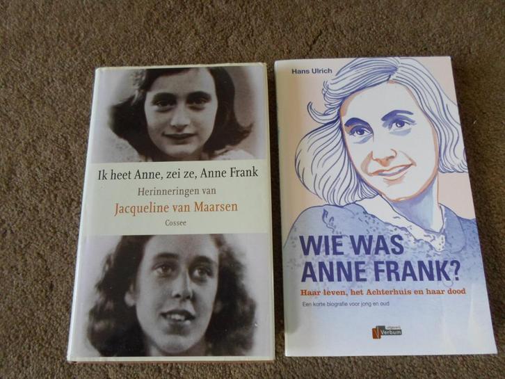 Anne   Frank.    Ik  heet  Anne     en  Wie  was  Anne., Boeken, Oorlog en Militair, Zo goed als nieuw, Algemeen, Tweede Wereldoorlog