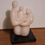 Albasten beeldje gezin., Antiek en Kunst, Kunst | Beelden en Houtsnijwerken, Ophalen of Verzenden