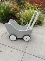 Houten poppenwagen, Kinderen en Baby's, Speelgoed | Houten speelgoed, Ophalen, Gebruikt