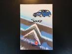 CITROËN SAXO 1996 mooie folder / brochure, Ophalen of Verzenden, Zo goed als nieuw, Citroën