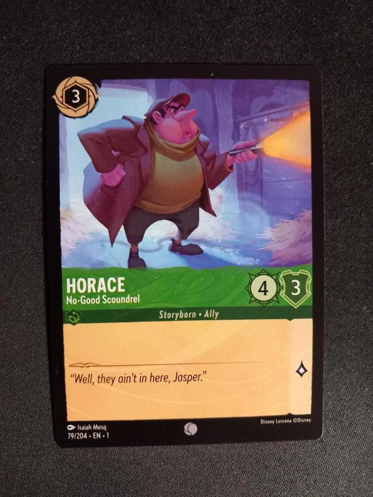 Horace 79/204 Lorcana The First Chapter NM, Hobby en Vrije tijd, Verzamelkaartspellen | Overige, Zo goed als nieuw, Losse kaart