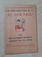 BIJ OOM PAUL Bep de Paauw-Bachrach ABC Kruimeltjes no. 1, Ophalen of Verzenden, Gelezen, Fictie algemeen