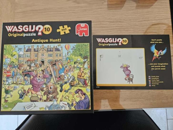 wasgij puzzel nr 10 Antique Hunt! (950 stukjes), Hobby en Vrije tijd, Denksport en Puzzels, Zo goed als nieuw, Legpuzzel, 500 t/m 1500 stukjes