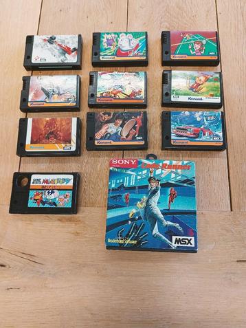 5 x MSX konami + 2 bonus beschikbaar voor biedingen