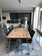 Bert Plantagie tafel notenhout 220x100, Huis en Inrichting, Tafels | Eettafels, 200 cm of meer, 50 tot 100 cm, Gebruikt, Rechthoekig