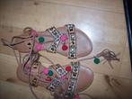 Boho Wikkelsandalen met balletjes 39  greaceland, Overige kleuren, Nieuw, Greaceland, Sandalen of Muiltjes