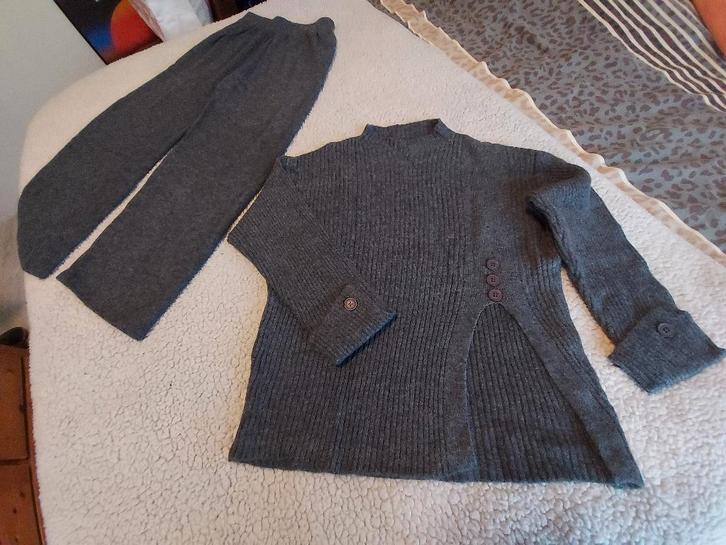 Huispak/Relaxpak maat M middengrijs, wollig, Kleding | Dames, Huispakken, Nieuw, Maat 38/40 (M), Grijs, Ophalen of Verzenden