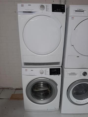  AEG Wasmachine + Droger Set – Serie 6000 – Bijna Nieuw  beschikbaar voor biedingen