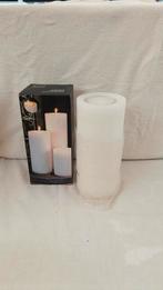 2 witte kaarsen Forever Candles leeff, Ophalen of Verzenden, Nieuw, Overige materialen, Minder dan 25 cm