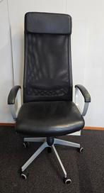 Te koop BUREAUSTOEL Ikea Markus, zwart, in goede staat!, Huis en Inrichting, Ophalen, Gebruikt, Zwart, Bureaustoel