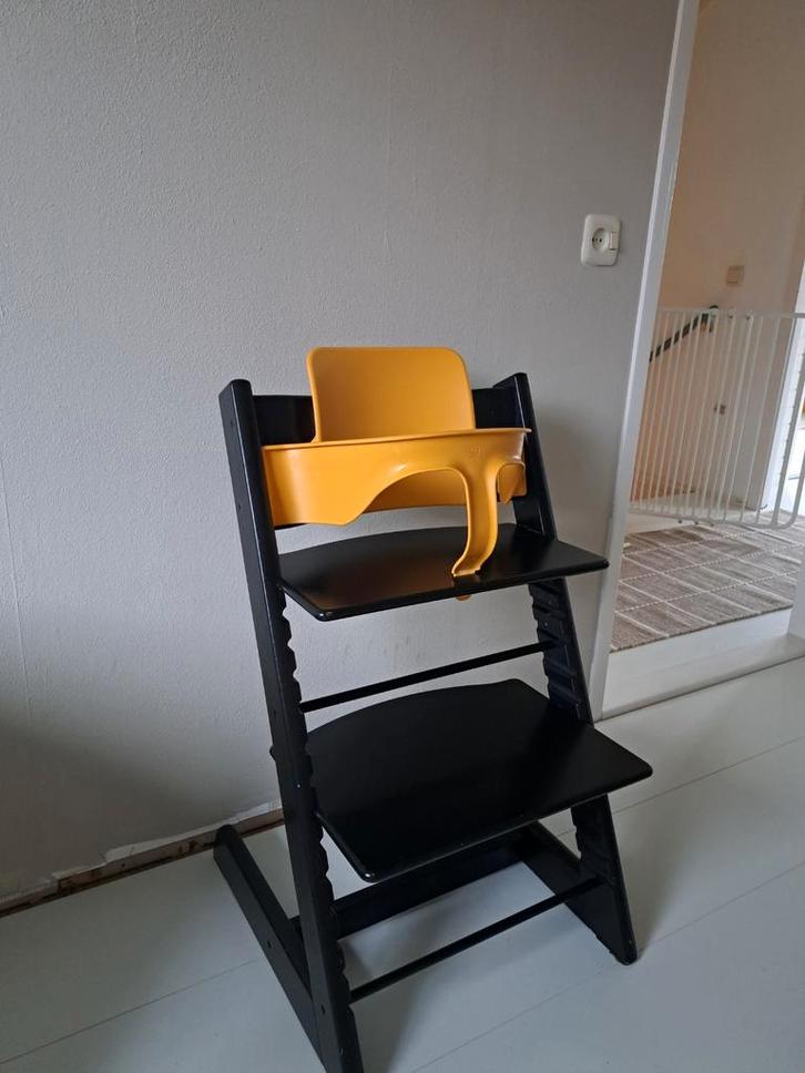 Stokke Tripp Trapp kinderstoel, Kinderen en Baby's, Kinderstoelen, Gebruikt, Meegroeistoel, Gordel(s), Stoelverkleiner, Ophalen