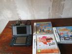 Nintendo DS lite inclusief spellen en oplader, Ophalen of Verzenden, Gebruikt, Zwart, DS Lite
