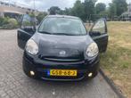 Nissan Micra 1.2 59KW 5DR 2011 Zwart, Auto's, Voorwielaandrijving, Euro 5, Stof, 1198 cc