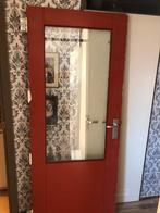 Buiten deur  (balkon ), Doe-het-zelf en Verbouw, 80 tot 100 cm, Ophalen of Verzenden, 200 tot 215 cm, Glas