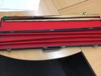 Keu voor snookerbiljart 147cm lang deelbaar in koffer, Ophalen, Gebruikt, Keu of Ballen