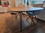 Unieke ovale eettafel, Huis en Inrichting, Tafels | Eettafels, Gebruikt, Vijf personen of meer, 150 tot 200 cm, Modern