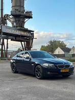 BMW 5-Serie 520i 184pk Aut. 2012 Blauw, Auto's, Achterwielaandrijving, 4 cilinders, 2000 kg, Blauw