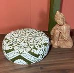 Meditatie kussen - Vloerkussen - Recycle - Laag poefje, ., Rond, Nieuw, Ophalen of Verzenden