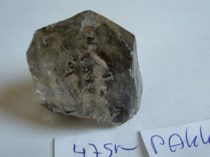 rookkwarts citrien 3 XL samen 10,00 of rook kwarts punt 53gr, Verzamelen, Mineralen en Fossielen, Mineraal, Ophalen of Verzenden