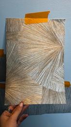 Behang goud Erismann (3 rollen), Huis en Inrichting, Stoffering | Behang, Ophalen of Verzenden, 10 tot 25 m²
