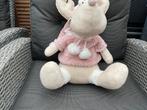 Nieuwe zgan Suede rendier of eland knuffel roze kleertjes 50, Ophalen, Nieuw, Overige typen