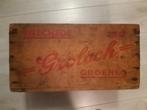 oude houten krat grolsch groli 1963, Ophalen of Verzenden, Gebruikt, Flesje(s), Grolsch