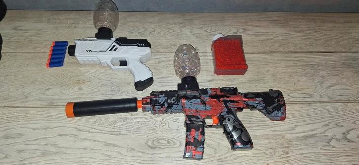 Gelblaster set 25 euro compleet, Kinderen en Baby's, Speelgoed | Buiten | Actiespeelgoed, Zo goed als nieuw, Ophalen of Verzenden