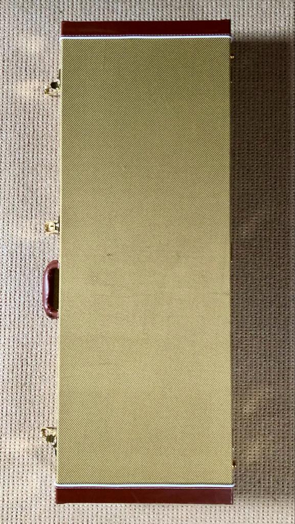 Boston Tweed Gitaarkoffer - Perfecte Bescherming!, Muziek en Instrumenten, Behuizingen en Koffers, Zo goed als nieuw, Elektrische gitaar