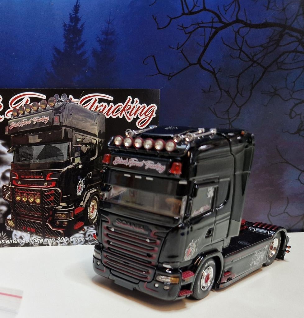Tekno R serie topline black forest trucking, Hobby en Vrije tijd, Modelauto's | 1:50, Nieuw, Jobo-models, Jobo.models@gmail.com