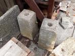 Beton blokken 2 stuks, Ophalen, Gebruikt