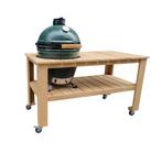 Big Green Egg of The Bastard Urban Large, set met BBQ tafel, Big Green Egg (origineel), Houtskool, Verzenden, Nieuw
