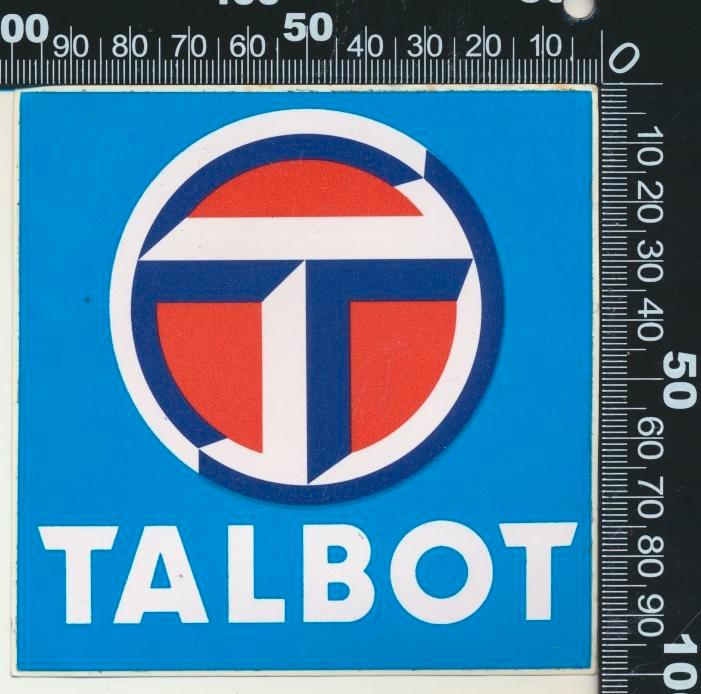 Sticker: Talbot (4), Verzamelen, Stickers, Zo goed als nieuw, Auto of Motor, Ophalen of Verzenden
