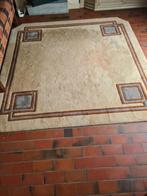 Vloerkleed wol crème 225 x 225 cm, Huis en Inrichting, Stoffering | Tapijten en Kleden, 200 cm of meer, Ophalen of Verzenden, Zo goed als nieuw