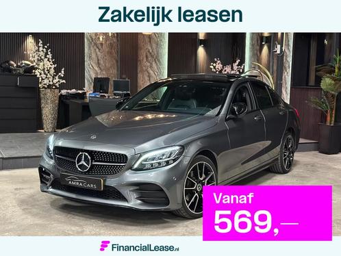 Mercedes-Benz C-klasse 200 4MATIC AMG|PANO|SFEER|BOMVOL, Auto's, Mercedes-Benz, Bedrijf, Lease, Financial lease, C-Klasse, 360° camera