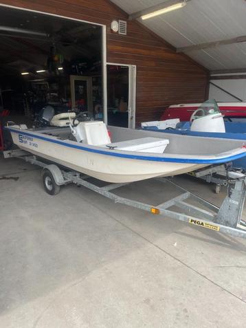 California Skiff J14 420 console met Yamaha 8 pk 2 cilinder  beschikbaar voor biedingen