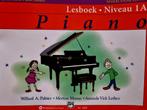 Alfred Piano Methode Lesboek Niveau 1A., Les of Cursus, Ophalen of Verzenden, Zo goed als nieuw, Piano